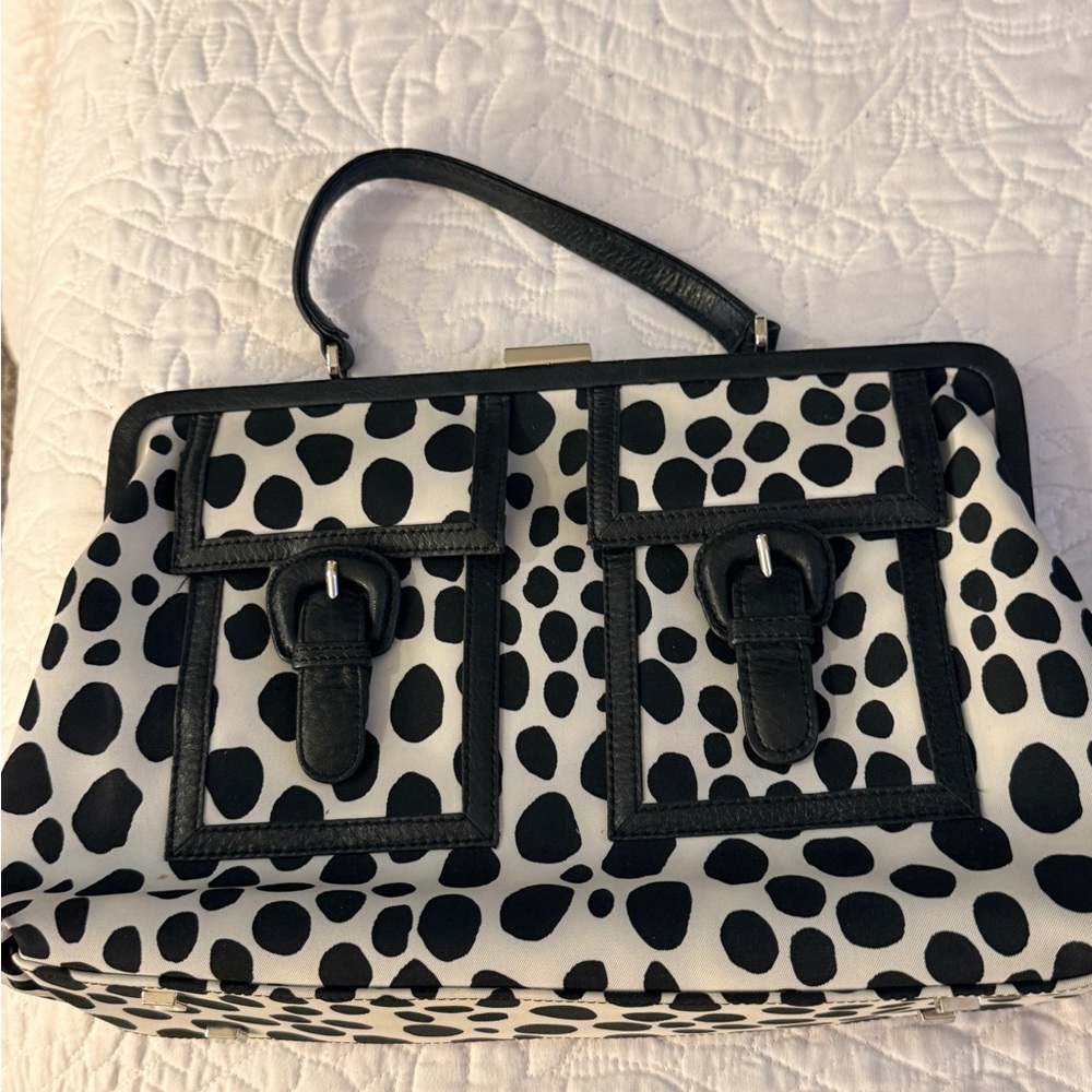 Preston & York Black and White Tote